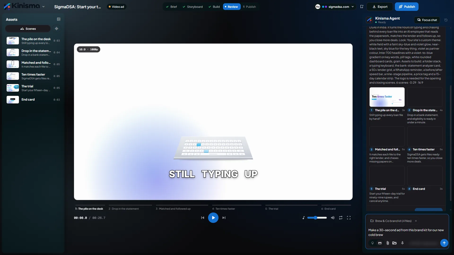 A folder attached in the chat